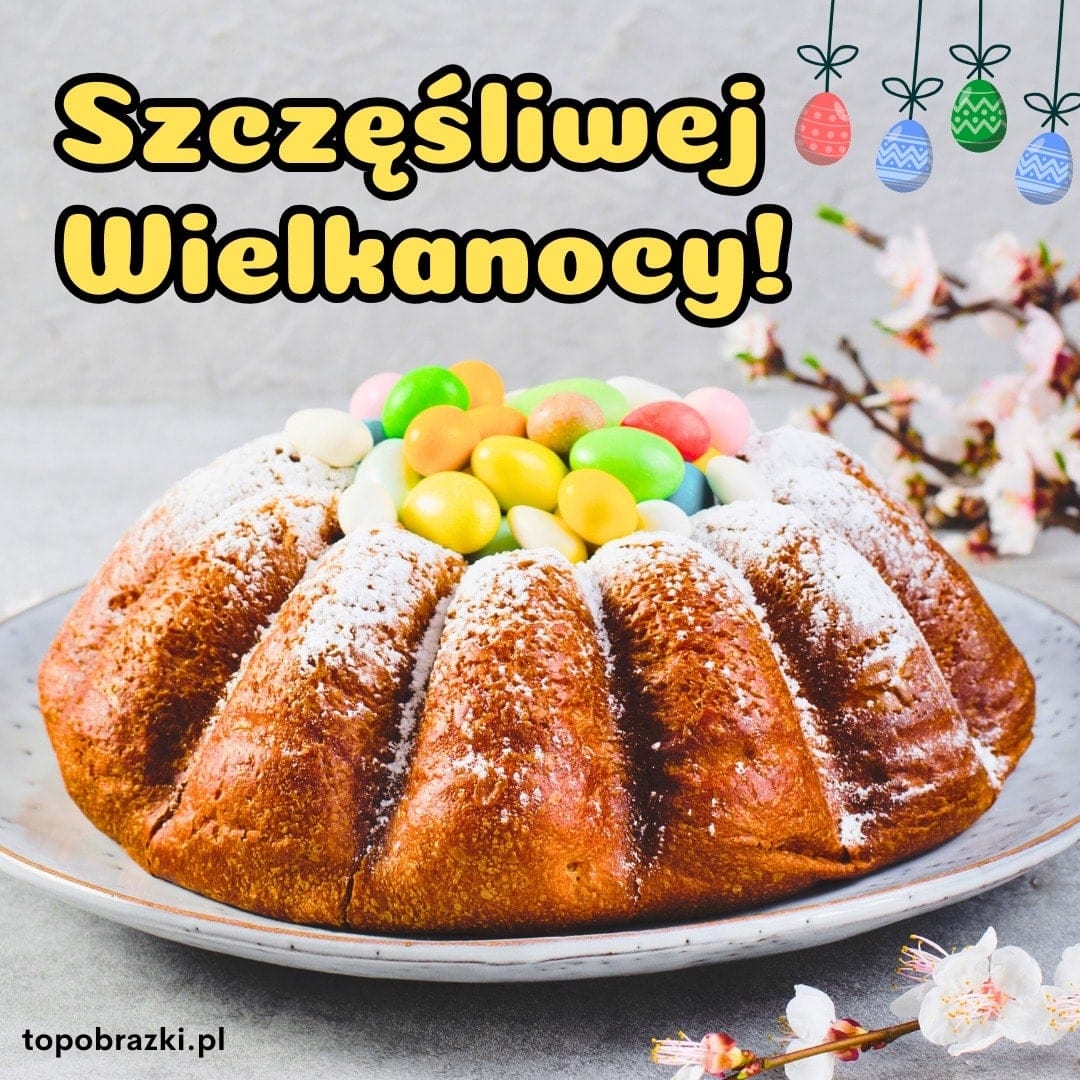 Dwa słodkie króliki w koszyku z sercem, symbolizujące Wielkanoc.